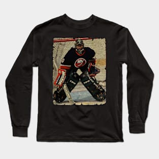 Roberto Luongo in New York Islanders, 1999 (24 GP) Long Sleeve T-Shirt